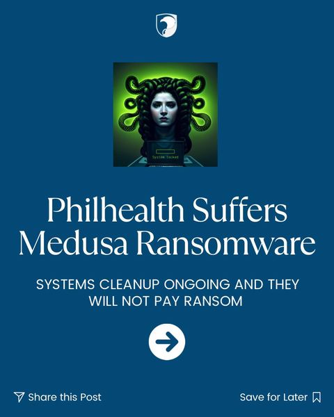 Philhealth Suffers Medusa Ransomware