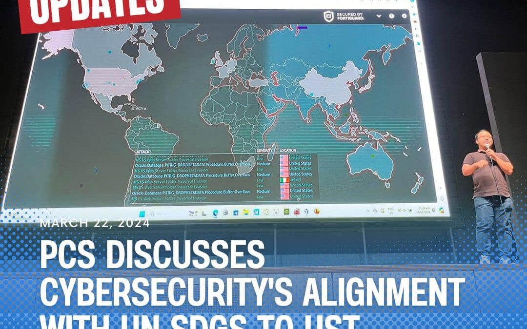 PCS Discusses CyberSecurity’s Alignment With UN SDGS To Ust Students