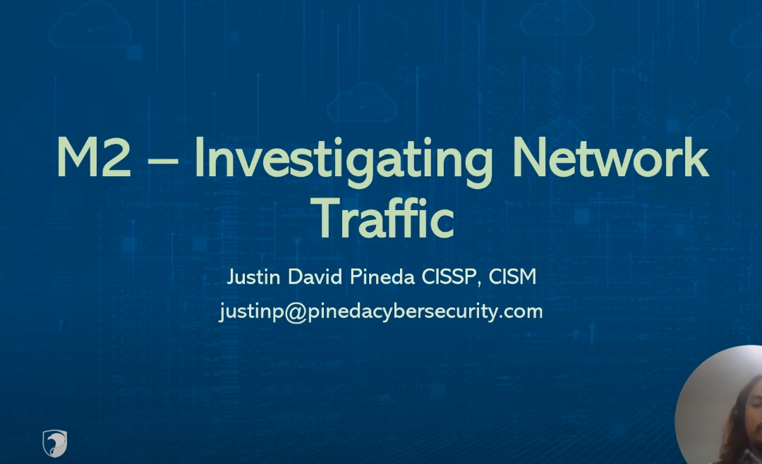 M2-Investigating Network Traffic